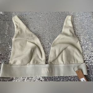 Skims Cotton Plunge Bralette